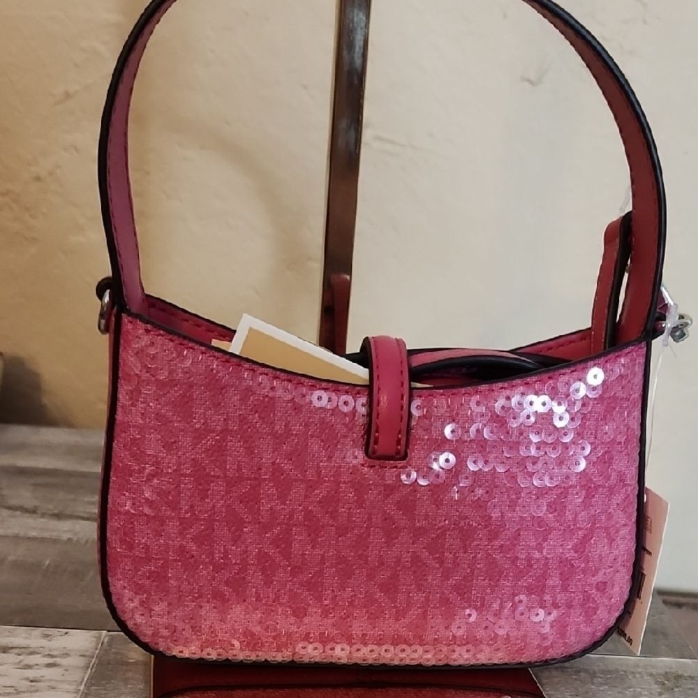 Michael Kors Pink Sequin Women's Bag - Picture 3 of 3